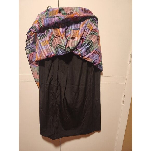 RD + KoKo Multicolor Pleated Chevron Midi Skirt Size Large - Picture 2 of 9